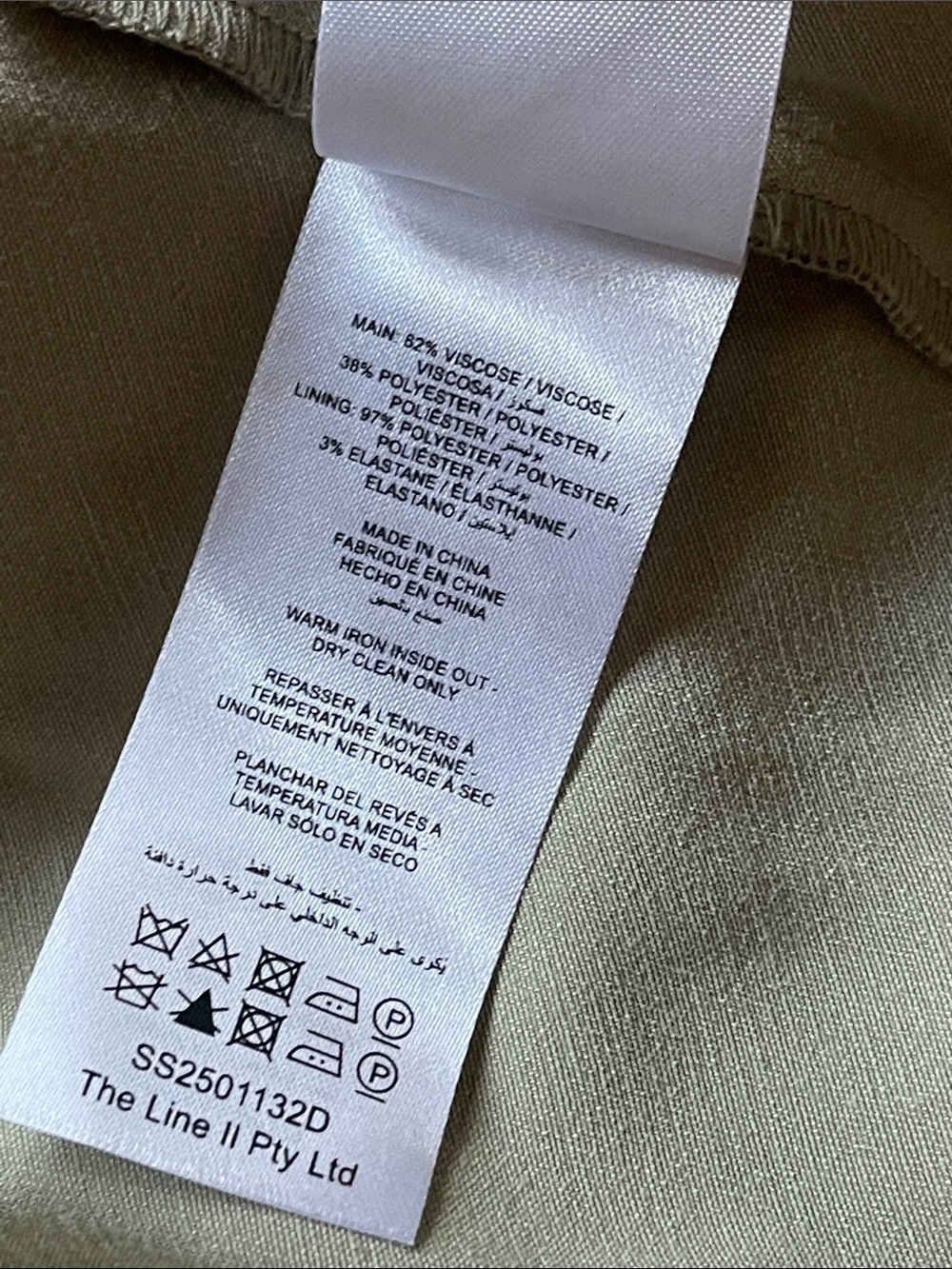 Significant Other Becca Dress Size 6 Sage Green Maxi - Picture 9 of 9